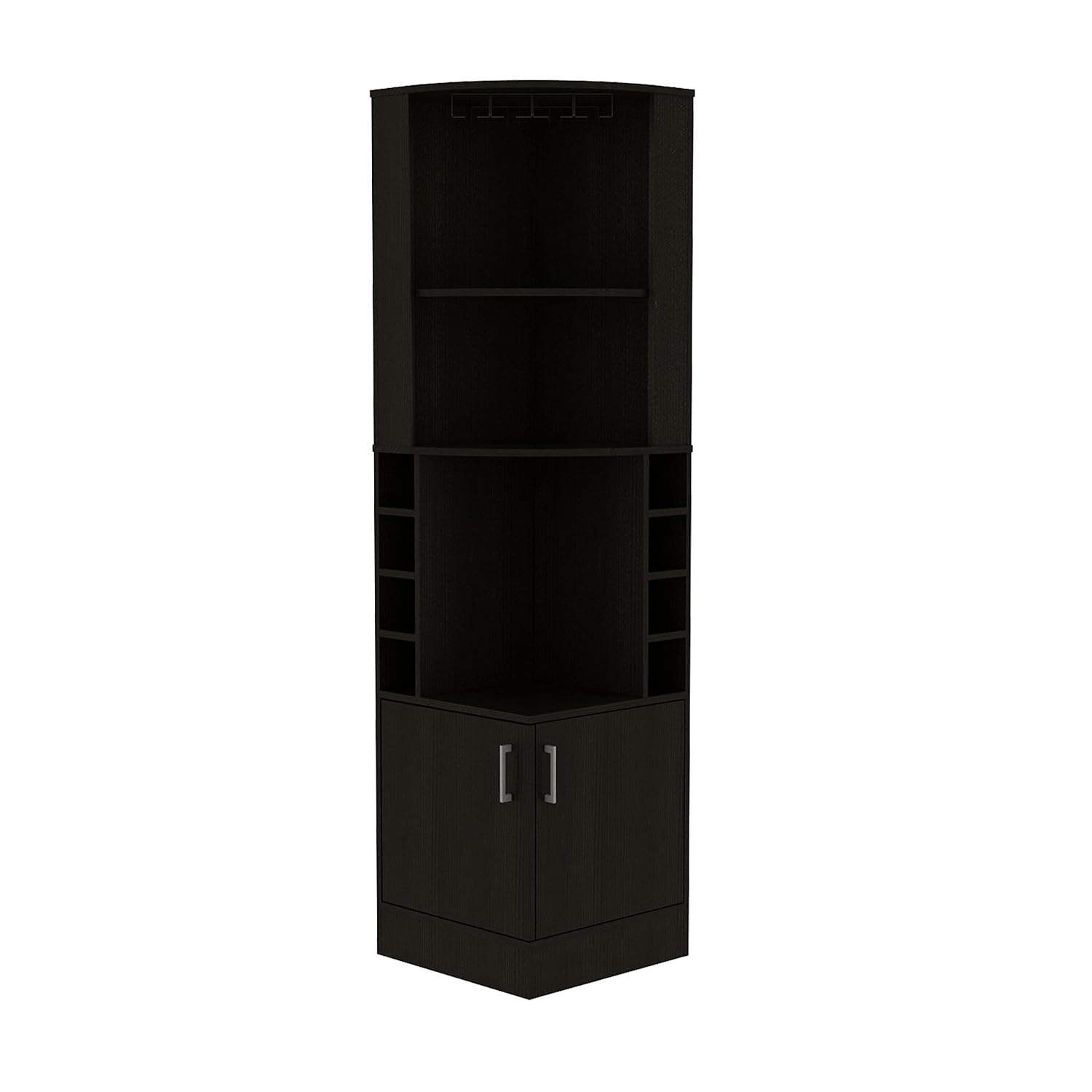 Corner Bar Cabinet with 2 Shel - Home Bar Shelves ulasan dan harga