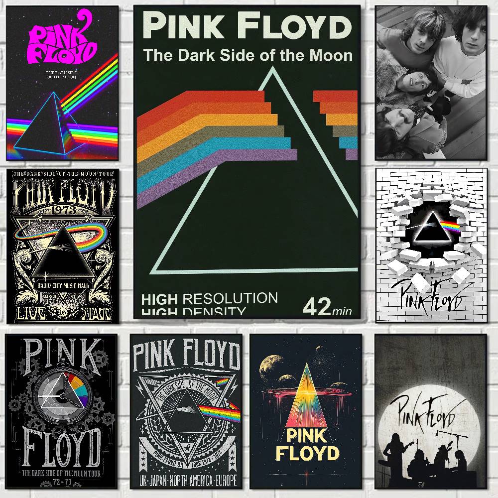 Rock Band Pink Floyd Anime Pos - Home Bar And Theater ulasan dan harga