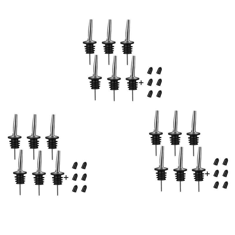 A25F-18Pc Stainless Steel Pour - Speed Pourer Cap ulasan dan harga