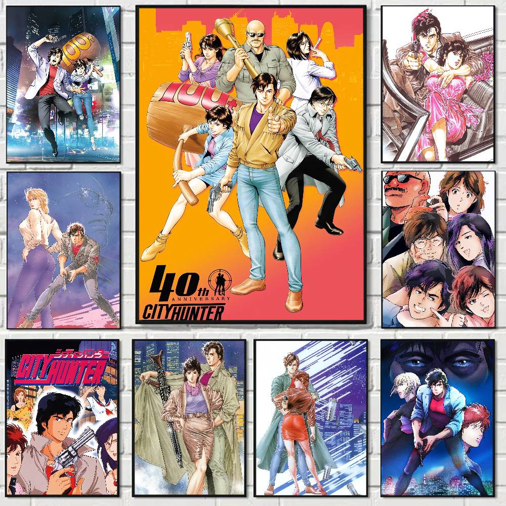 Anime City Hunter Anime Poster - Home Bar And Theater ulasan dan harga