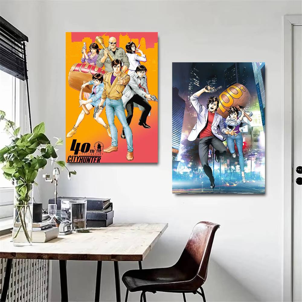 Anime City Hunter Anime Poster - Home Bar And Theater ulasan dan harga