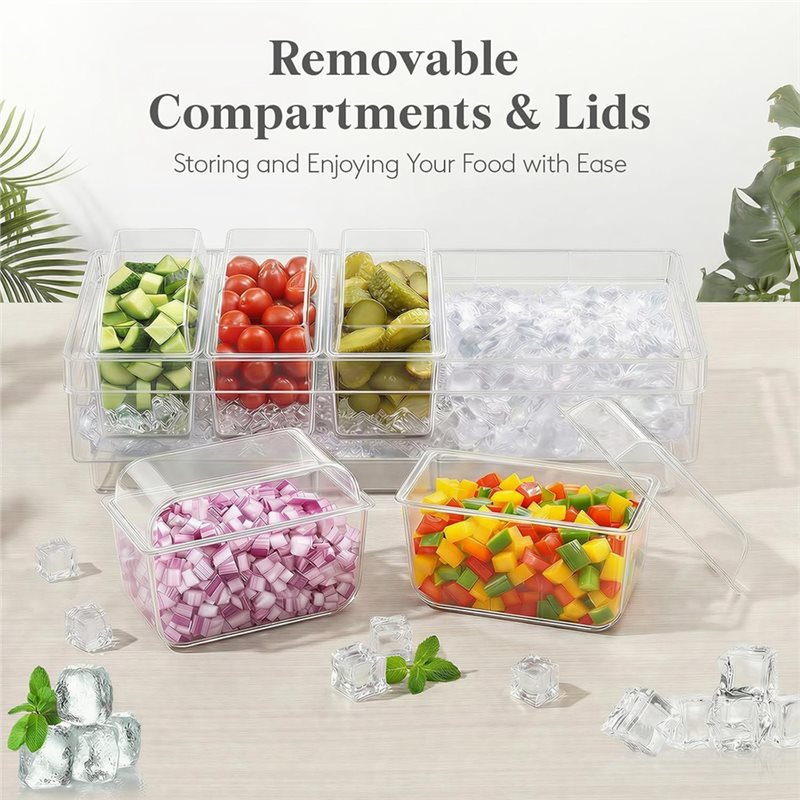 AB46-For Bar Supplies, Chilled - Garnish Tray Set ulasan dan harga