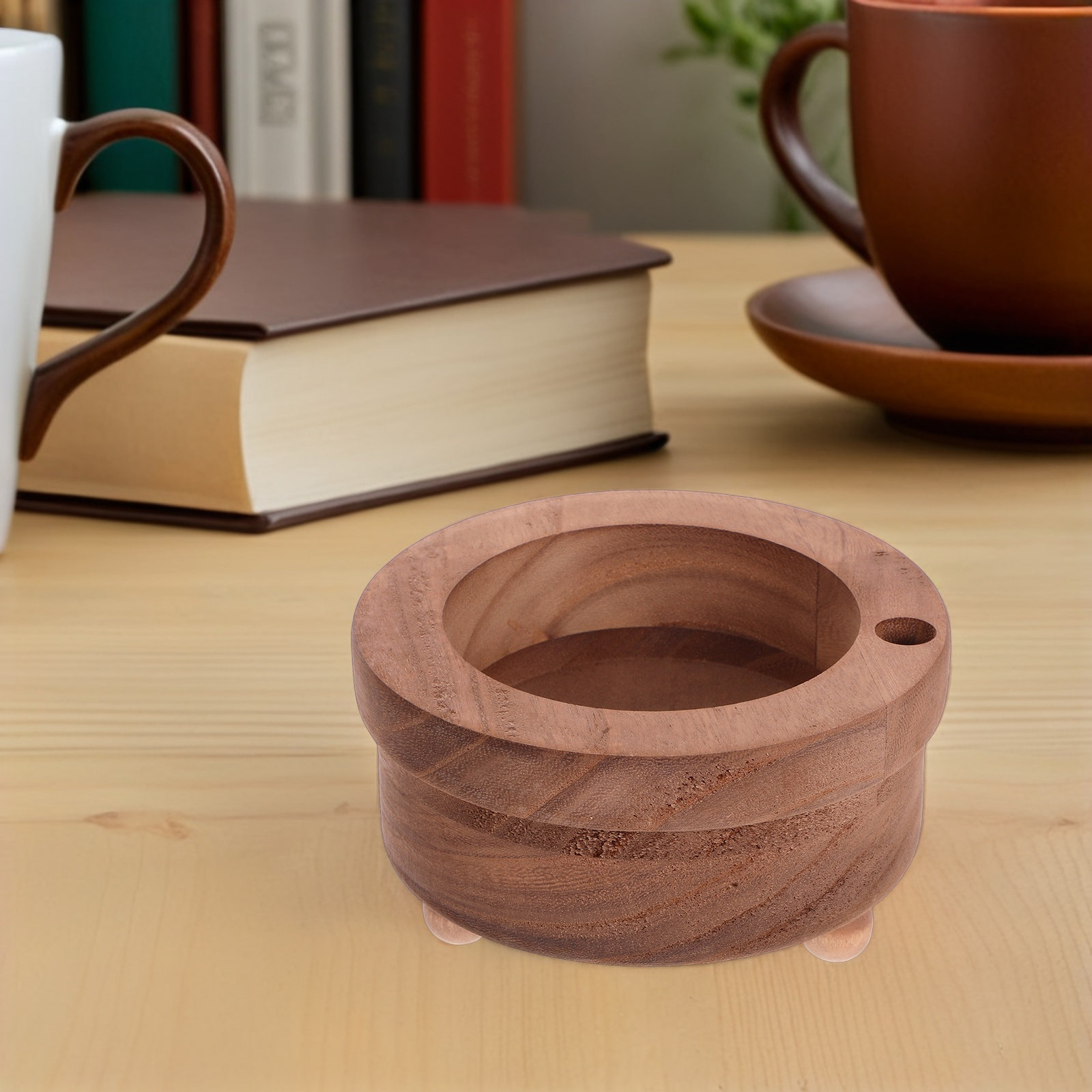 Wooden Cup Holder for Countert - Home Bar Stand ulasan dan harga