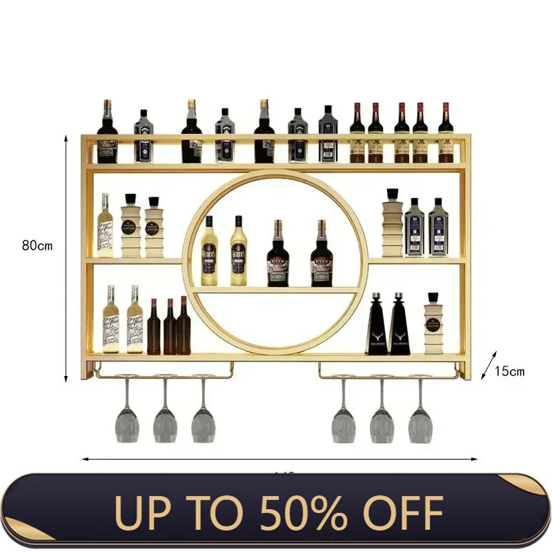Industrial Wall Mounted Bar Wi - Home Bar Shelves ulasan dan harga