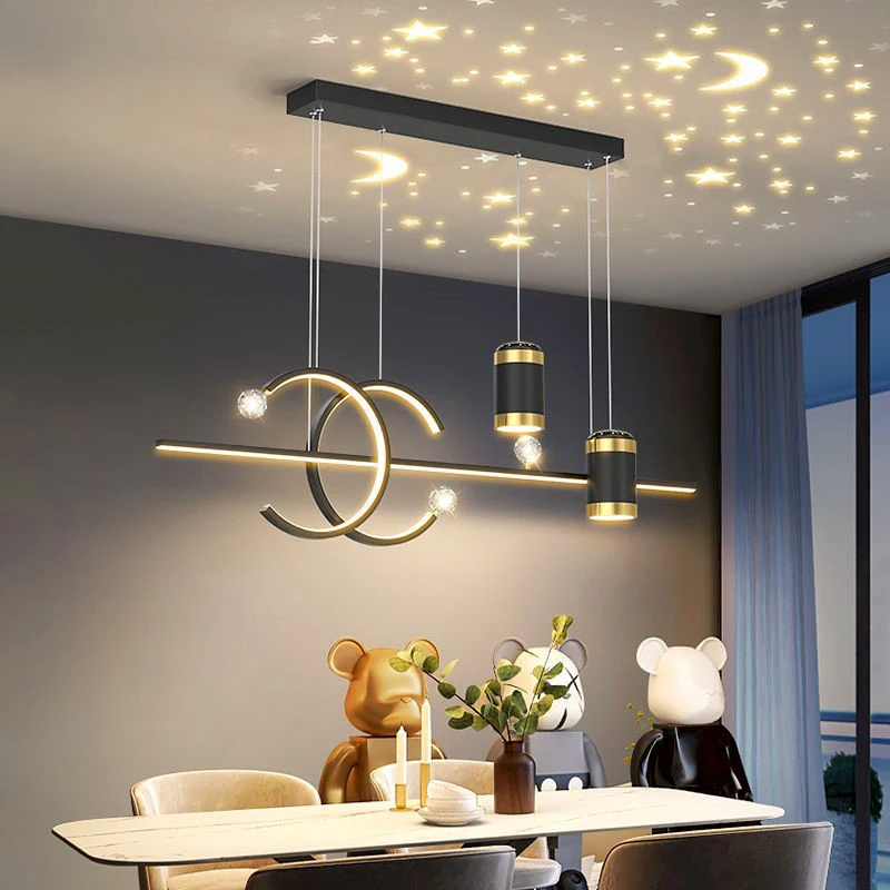 LED Nordic Restaurant Pendant  - Home Bar And Counter ulasan dan harga