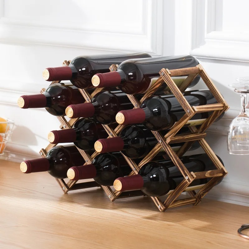 Stackable Wine Storage Shelves - Home Bar Shelves ulasan dan harga